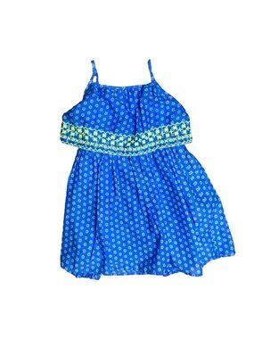Gap Kids Sundress Dress Size Small Blue and Yellow